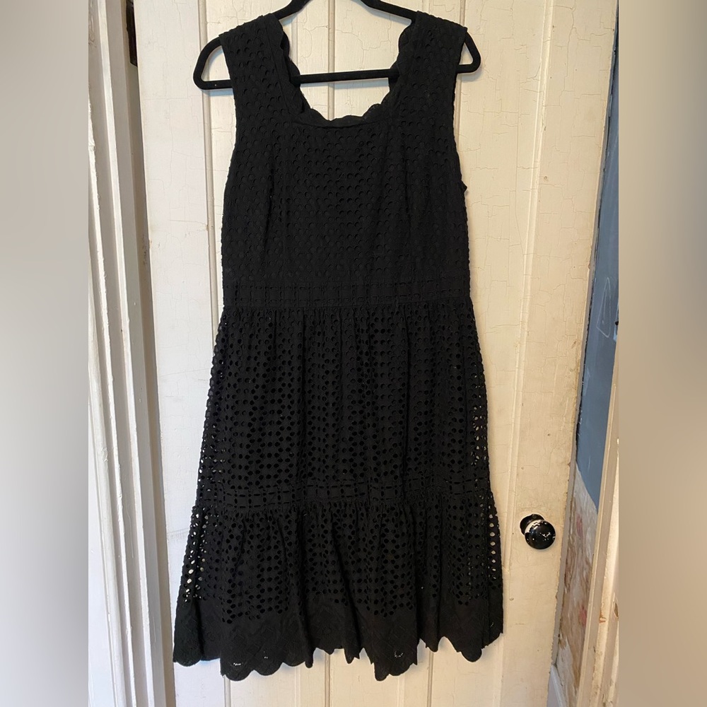 Talbots cotton eyelet dress size 14